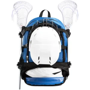 Lacrosse Backpack Equipment Bag Stick Holder Helmet Compartment Separate Shoe Pocket