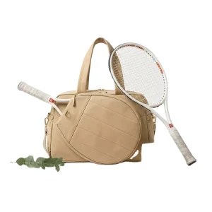 Large Capacity Tennis Racket Bag Waterproof Nylon Sports Gym Duffle with Shoe Pocket and Trolley Sleeve