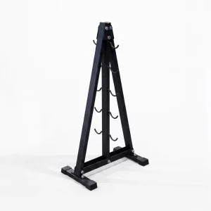 Lat Pulldown Attachment Storage Rack with Heavy-Duty Hooks, Steel Gym Accessory Organizer