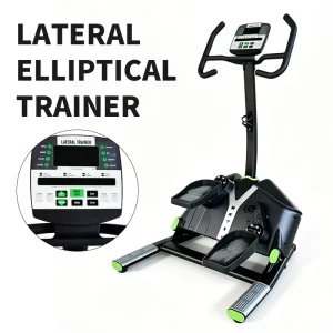 Lateral Elliptical Trainer Self Generating Magnetic Resistance 16 Levels Commercial Gym Cardio Workout Fitness Exercise Machine
