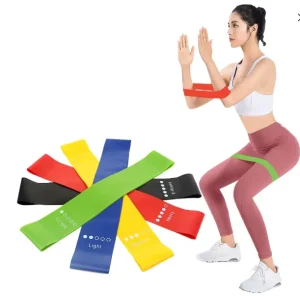 Latex Elastic Fitness Resistance Loop Bands, 5-40 lb