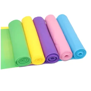 Latex Elastic Resistance Bands for Gym, Yoga and Exercise