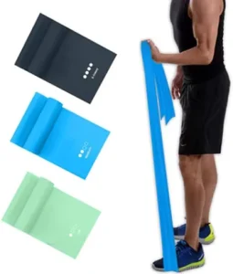 Latex Exercise Band for Pilates Yoga Rehab Stretching Fitness Gym