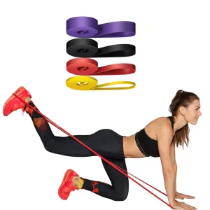 Latex Exercise Fitness Bands for Home Workout Yoga Physical Therapy and Rehabilitation