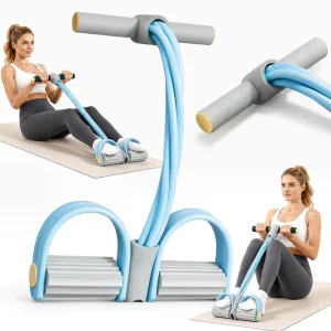Latex-Free Pedal Resistance Band with Handles for Exercise OEM