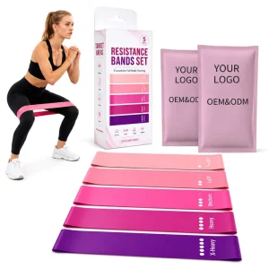 Latex Loop Resistance Bands Set for Gym Yoga Pilates Glute Workouts Manufacturer