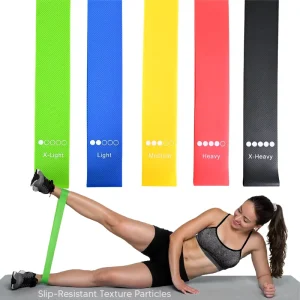 Latex Loop Resistance Exercise Bands Non-Slip Durable Eco-Friendly Bodybuilding Home Gym Yoga Workout