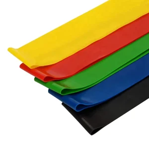 Latex Mini Loop Resistance Bands Set of 5 for Hip Exercise Yoga and Gym Workout