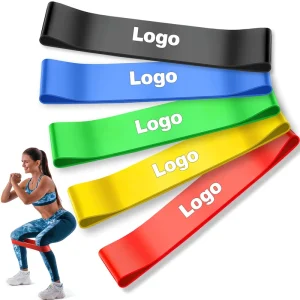 Latex Mini Resistance Loop Bands for Strength Training, Yoga and Leg Fitness
