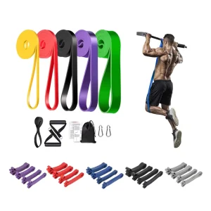 Latex Multifunction Fitness Body Stretching Elastic Exercise Resistance Band Heavy Duty Portable