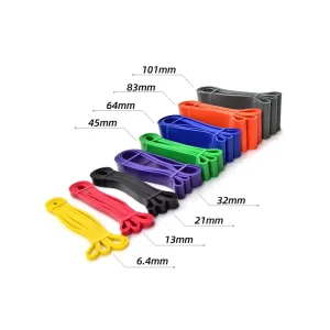 Latex Power Bands Resistance Exercise Stretch Bands Set for Pull-Ups and Fitness