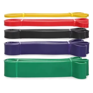 Latex Pull-Up Assist Stretching Bands Long Resistance Exercise Workout Loop Bands Set Natural Rubber