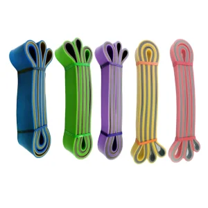 Latex Pull up Power Bands for Fitness Resistance Band Gym Leg Booty Loop Resistance Bands Double Color