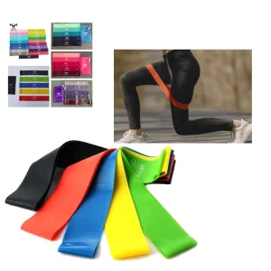 Latex Resistance Band Set for Strength Training, Exercise, Gym, and Yoga