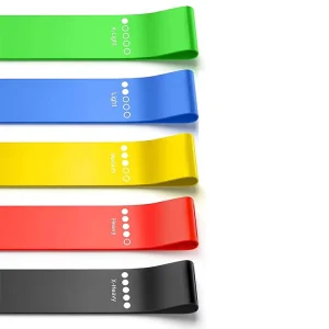 Latex Resistance Bands Fitness Set, Rubber Loop Bands for Strength Training