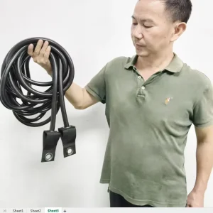 Latex Resistance Bungee Exercise Band for Workouts
