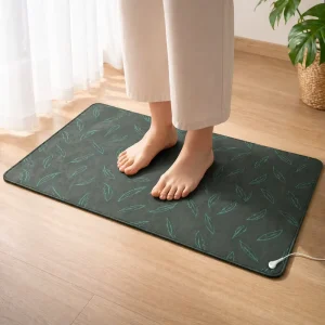 Leaf Pattern Grounding Mat Anti Static Earthing Mat Conductive PU for Durable Home Office Anti Static OME Support