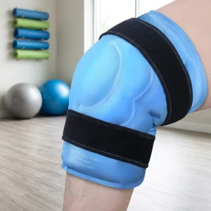 Leak-Proof Adjustable Nylon Gel Hot and Cold Compress Ice Pack Wrap for Athletes