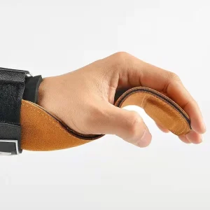 Leather Gymnastic Hand Grips and Stickers with Bar Design