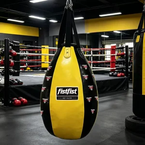 Leather Heavy-Duty Boxing Punching Bag, Explosion-Proof, 50–150 kg, for MMA Gym Fitness