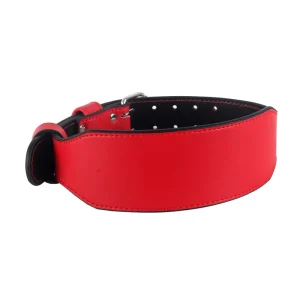 Leather Weightlifting Belt Adjustable Buckle Powerlifting