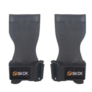 Leather Weightlifting Hand Grips for Fitness and Bodybuilding