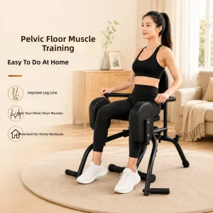 Leg Squeeze Machine for Pelvic Floor and Inner Thigh Training, Plastic Steel ABS