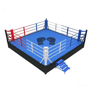 Liftable Boxing Ring Height-Adjustable Training Stage Heavy-Duty Steel Structure Competition Arena