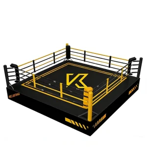 Liftable Boxing Ring Hydraulic Height Adjustable Competition Stage Training Arena