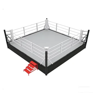 Liftable Height-Adjustable Boxing Ring with Steel Frame for Combat Sports Training and Competition