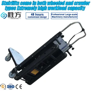 Lifting Stair Climber 400Kg Electric Wheeled Steel Foldable Platform Construction Material Loading Cart Stair Climber