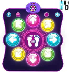Light-Up Wireless Music Dance Pad for Girls