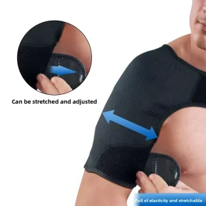 Lightweight Breathable Adjustable Neoprene Shoulder Support Brace for Volleyball, Basketball and Tennis