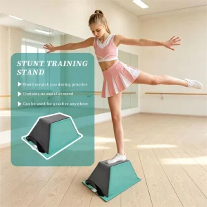 Lightweight Cheer Stunt and Gymnastics Balance Block for Skill Training
