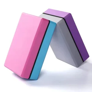 Lightweight Durable Eco Friendly 120g Anti Slip High Density EVA Foam Simple CH Yoga Blocks for Pilates & Gym Use