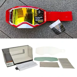 Lightweight Flexible Frame TPU Motorcycle Goggles with Packaging UV400 Off road Motorcycle Goggles