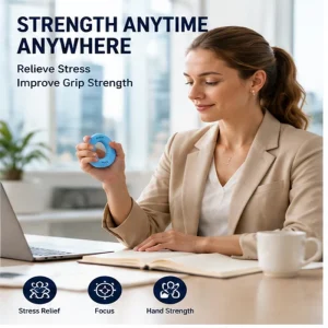 Lightweight Grip Training Ring Hand Strength Trainer for Indoor Fitness