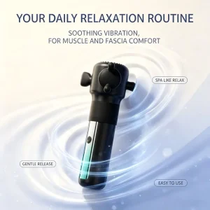 Lightweight Handheld Percussion Vibration Massager with Long Battery Life for Muscle Recovery