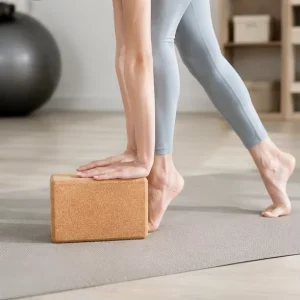 Lightweight Non Slip Eco Friendly Exercise Support Brick Custom Logo Fitness Training Yoga Blocks Cork