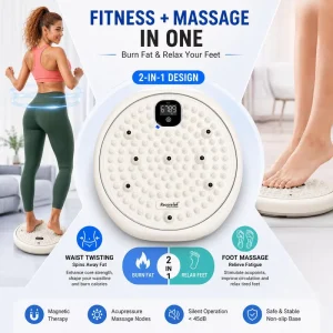 Lightweight Portable Home or Office Foot Massage Twister Disc