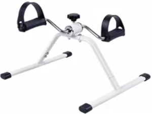 Lightweight Portable Under Desk Pedal Exerciser Mini Exercise Bike with Steel Frame for Home and Office Use