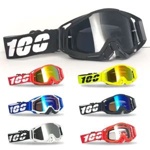 Lightweight Sport Goggles Full Rim Plastic PC Frame Men UV400 Protection Adjustable Strap Replaceable Lenses for Skiing