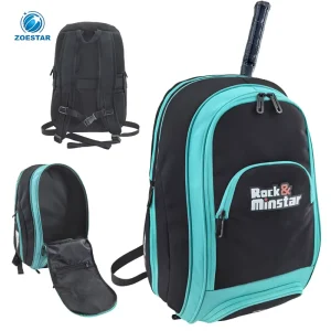 Lightweight Waterproof Tennis Backpack with Large Capacity and Separate Shoe Compartment