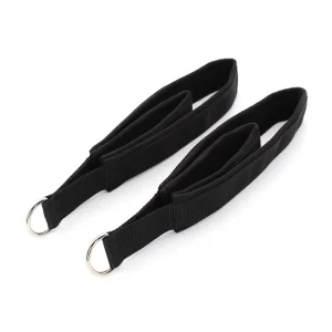 Lightweight Yoga Double-Loop Strap, Elastic Polypropylene, for Pilates, Outdoor and Travel Fitness
