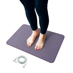 Litchi Grain Grounding Purple Mat High Strength Conductive Anti-Static Earthing Pad for Desk and Floor Use