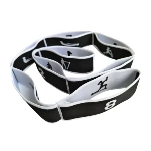 Long Exercise Band Multiple Loops Numbered Stretch Tape 8 12 Loops for Dance Fitness Pilates Yoga