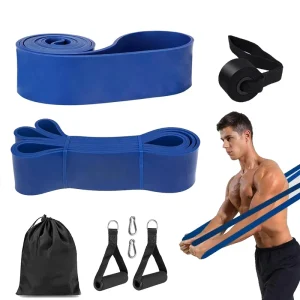Long Latex Rubber Heavy-Duty Pull-Up Resistance Bands for Workout, Gym, and Yoga