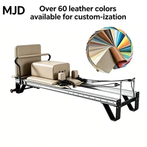Luxury Alloy Pilates Reformer Professional Studio Pilates Machine with Custom Leather