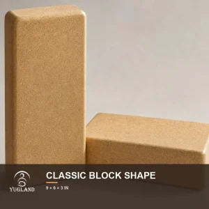 Luxury Pop-Up Cork Yoga Block High Value Foam Brick for Fashion Gift