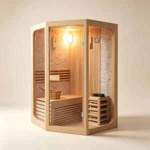Luxury Portable Sauna Cabin with Customized Advanced Infrared Technology for Home Spa and Outdoor Wellness Applications